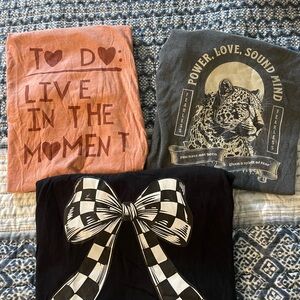 Graphic Short Sleeve Tees - Set of 3